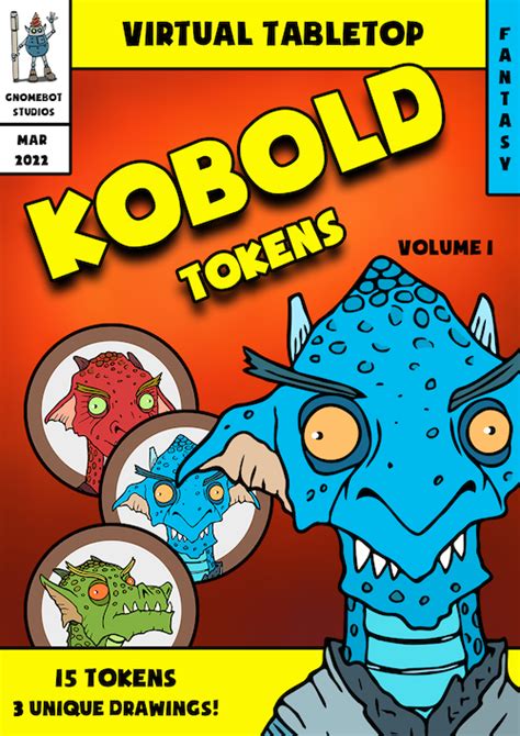 Kobold Tokens Volume 1 Gnomebot Studios