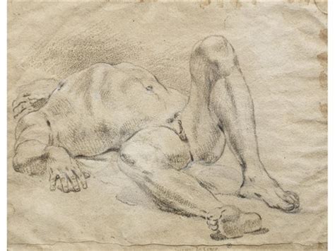 A Reclining Male Nude Recto Seated Nude Verso Par Guercino Sur Artnet