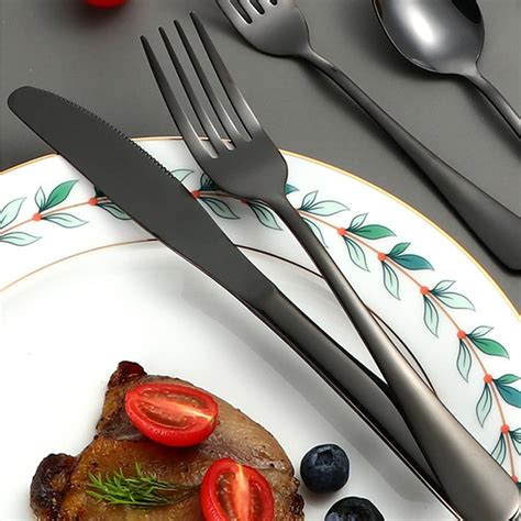 Roxy Set Alat Makan Sendok Garpu Pisau Western Cutlery Stainless Steel