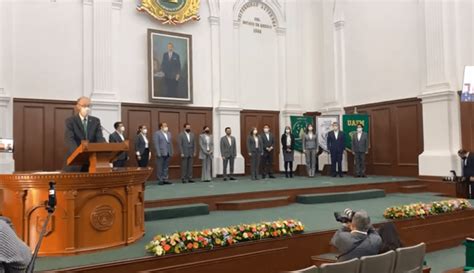 Presenta Carlos Eduardo Barrera Díaz Gabinete de rectoría UAEMex para