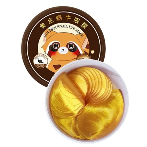 SERSANLOVE Golden Snail płatki pod oczy z kwasem hialuronowym 60szt ...