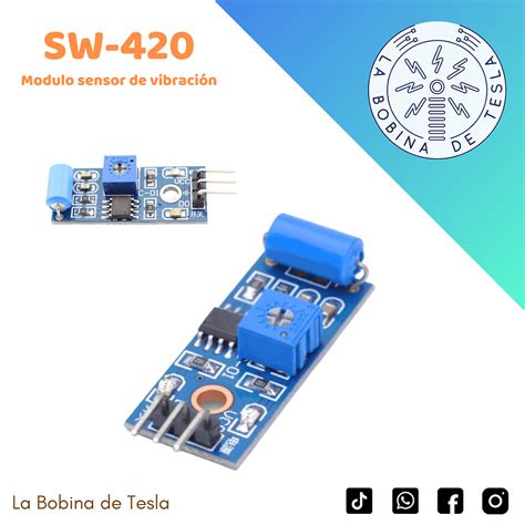 Modulo Sensor De Vibraci N Sw La Bobina De Tesla