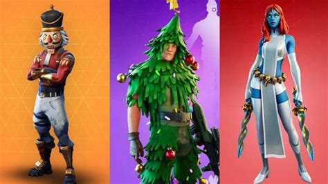 Fortnite Y Tres Skins Navideñas Pagas Que Dan Ventajas Para Ganar Tyc