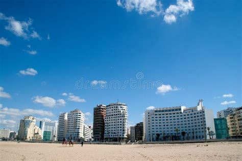 Camels In The Beach Of Tangier Morocco Editorial Photography Image