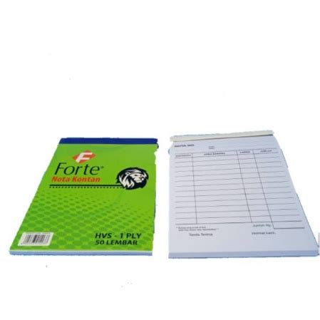 Jual Buku Nota Kontan Besar Ply Ncr Forte Shopee Indonesia