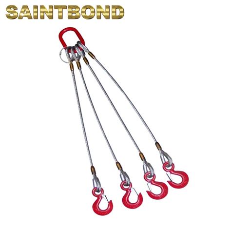 Multi Leg Bridles Lifting Ropes Two Stainless Steel For Pallets 2 Leg