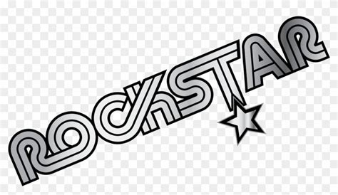 Rock Star Clip Art Black And White