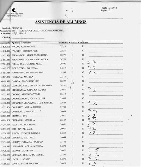 Mira Tu Nota Notas Primer Parcial Elementos Comision