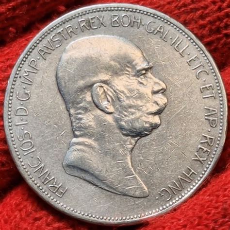 Österreich Austria 5 Corona Kronen 1909 Franz Josef I 1848 1916 St