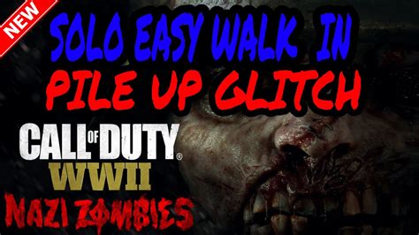 Call Of Duty Ww Zombies Glitches Solo Pile Up Glitch On The Final