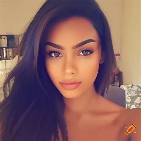 Pretty Feminine Sultry Beautiful Ethnic Tanned Beauty Brunette Video