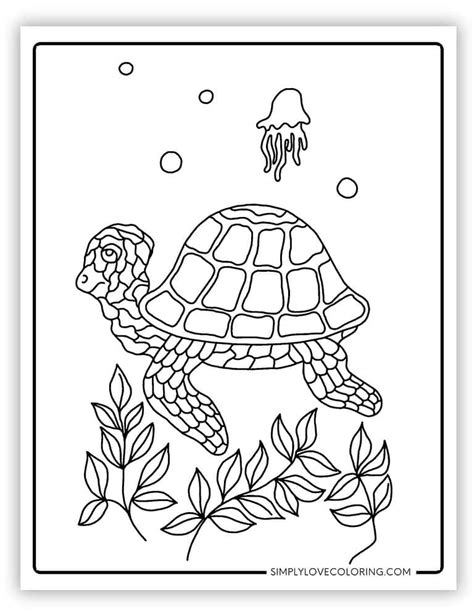 45 Sea Life Coloring Pages (Free PDF Printables) - Simply Love Coloring