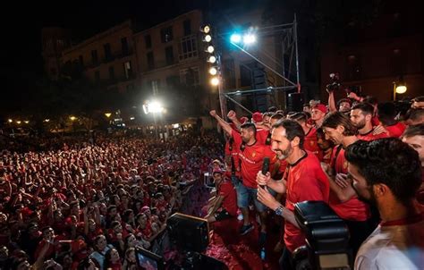 Palma Se Vuelca En La R A De Homenaje A Sus Jugadores Por El Ascenso