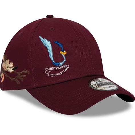 New Era 9forty Looney Tunes Cap Road Runner Burgundy Ebay