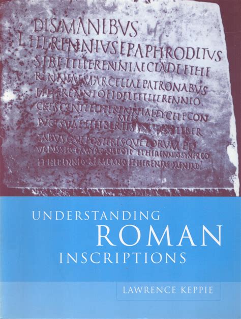 Understanding Roman Inscriptions - Jeremy Tenniswood Militaria