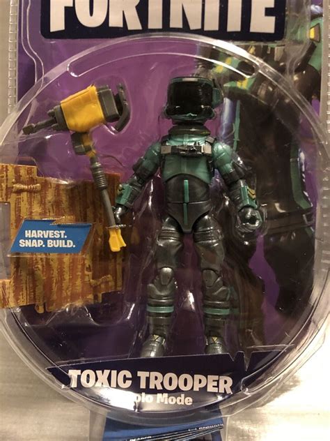 Fortnite Toxic Trooper Solo Mode 4 Inch Action Figure N