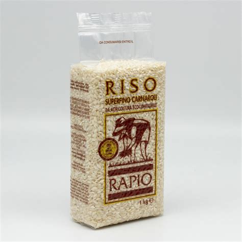 Riso Carnaroli Classico Qualità Extra 1 kg Riso Rapio