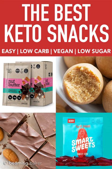 15 Best Keto Snacks Sweets Edition Beaming Baker