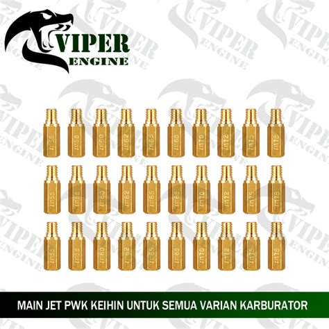 Jual MAIN JET PWK KARBURATOR SPUYER ORIGINAL KEIHIN REPAIR KIT ISI