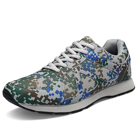 2018 Spring Summer Men And Women Camouflage Running Shoes Military