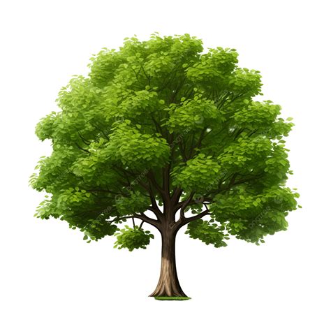 Realistic Green Maple Tree, Realistic, Green Maple Tree PNG Transparent