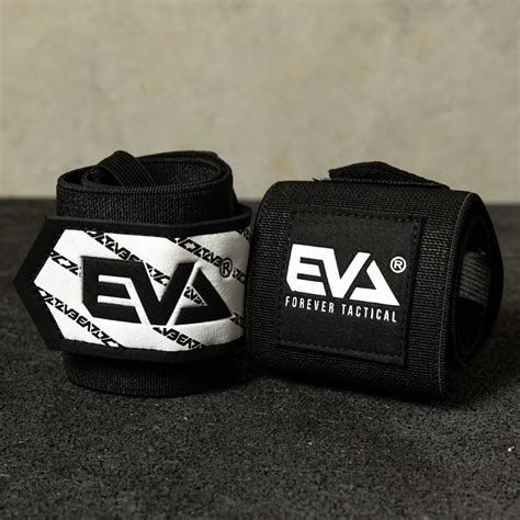 Wrist Wraps for Gym [Black] | EVATAC