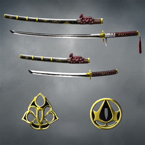 Artstation Assassins Creed Weapons Design