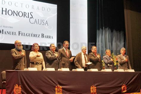 Manuel Felgu Rez Recibe Honoris Causa