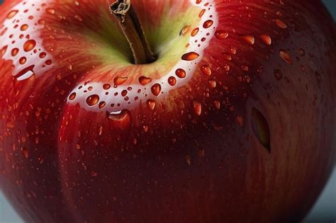 premium photo abstract red apple illustration   minimalist app