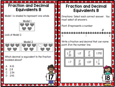 Fraction and Decimal Equivalents Task Cards by Teachers' Pet | TPT