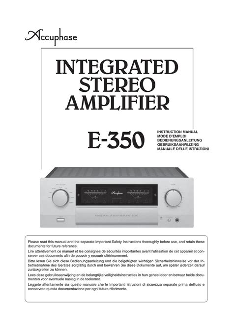 Accuphase Repair Manual 5