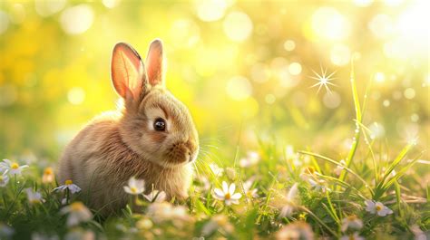 bunny   meadow  stock photo public domain pictures