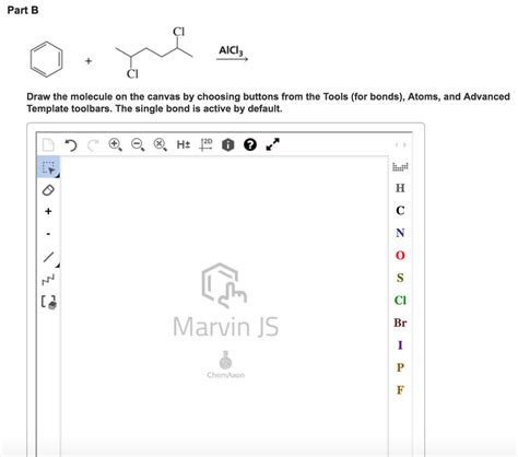 Solved Part B CI CI Draw The Molecule On The Canvas By Chegg