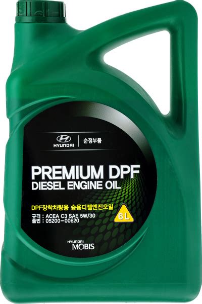 Масло моторное Hyundai-KIA PREMIUM DPF DIESEL 5W-30 Синтетическое ...