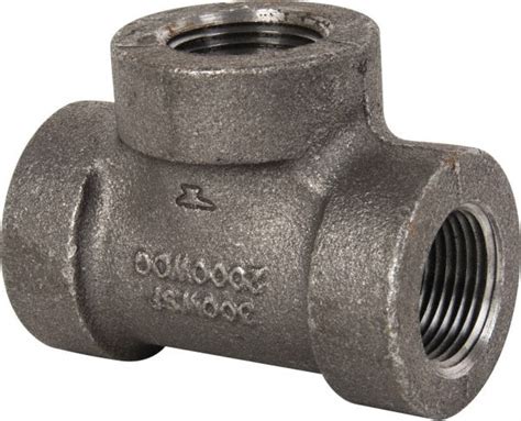 Anvil Black Tee 34 300 Psi Threaded Msc Direct