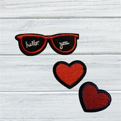 12 Fun Valentines Day Patches Lips Lipstick Sucker Hearts Sunglasses Wine Glass Girl Gang