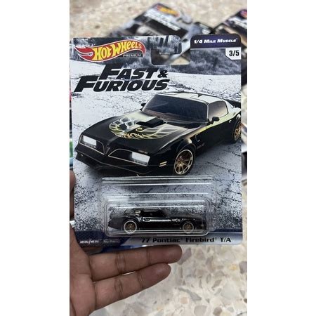 Hot Wheels 77 Pontiac Firebird TA Fast Furious Mile Muscle Shopee Malaysia
