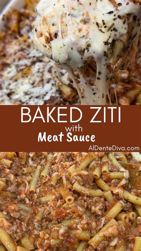 Baked Ziti With Meat Sauce