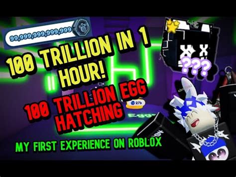 100 Trillion TECH COINS In 1 HOUR 100T EGG HATCHING My Roblox First