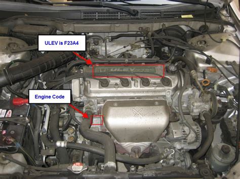 Honda Accord Engin Code