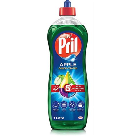 Pril Lemon Dishwashing Liquid 1 liter x 12 Save منصة سيڤ