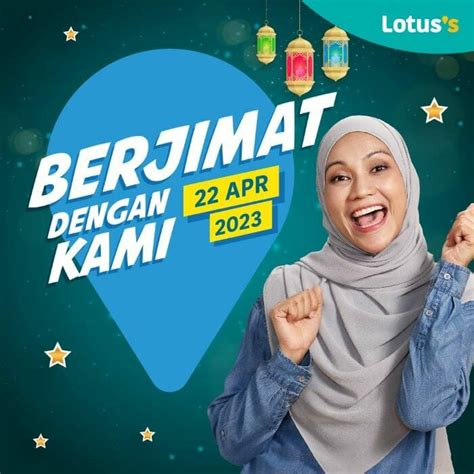 Lotuss Tesco Berjimat Dengan Kami Promotion 22 April 2023