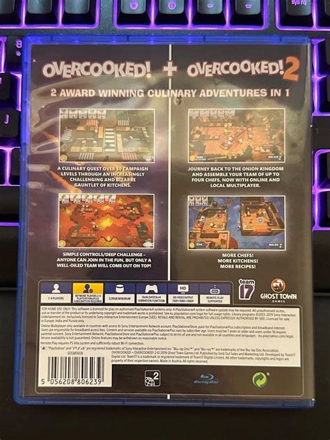 PS4 Overcooked 1 + Overcooked 2 Double Pack , Video Gaming, Video Games ...