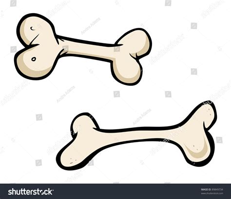 Cartoon Vector Illustration Of Bones 89849734 Shutterstock