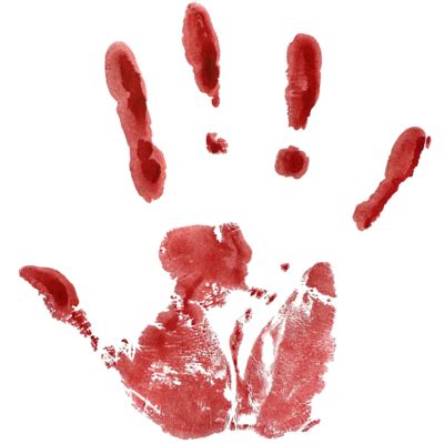 Bloody Handprint PNGs for Free Download