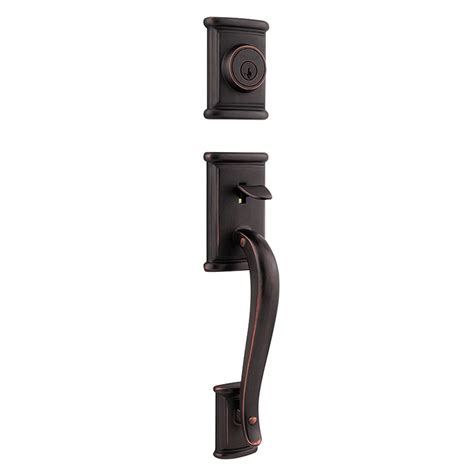 Kwikset Venice Exterior Door Handle Locket Oil Rubbed Bronze - Door ...