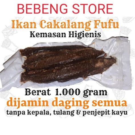 Jual Ikan Cakalang Fufu Cakalang Asap Berat Bersih 1 Kg Cakalang