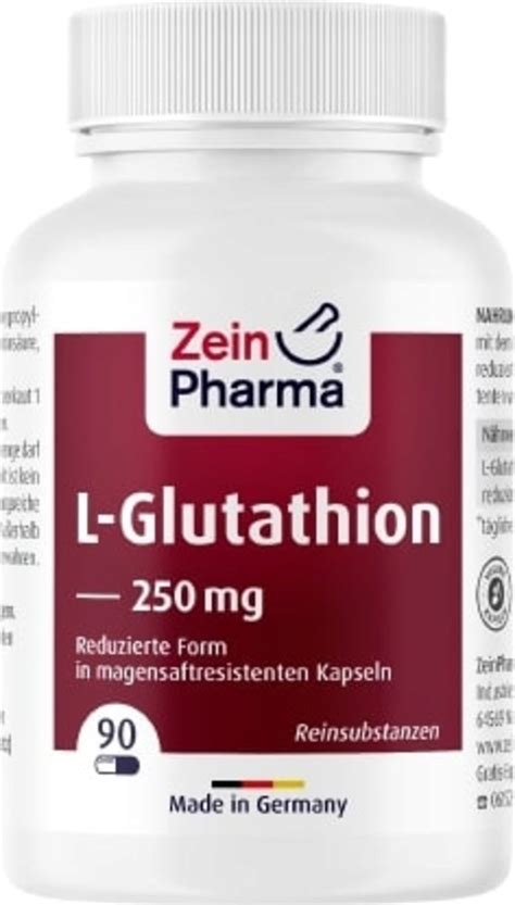 L Glutathion Mg Veg Kapseln Zeinpharma Vitalabo