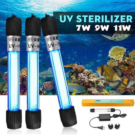 Other Pet Supplies W W W Submersible Lamp Aquarium Tank Fish Uv