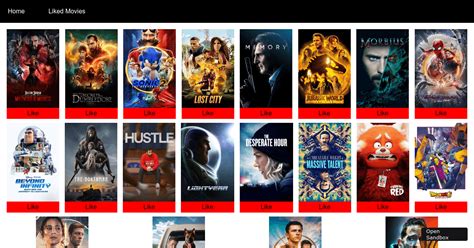 Movies Example App Codesandbox